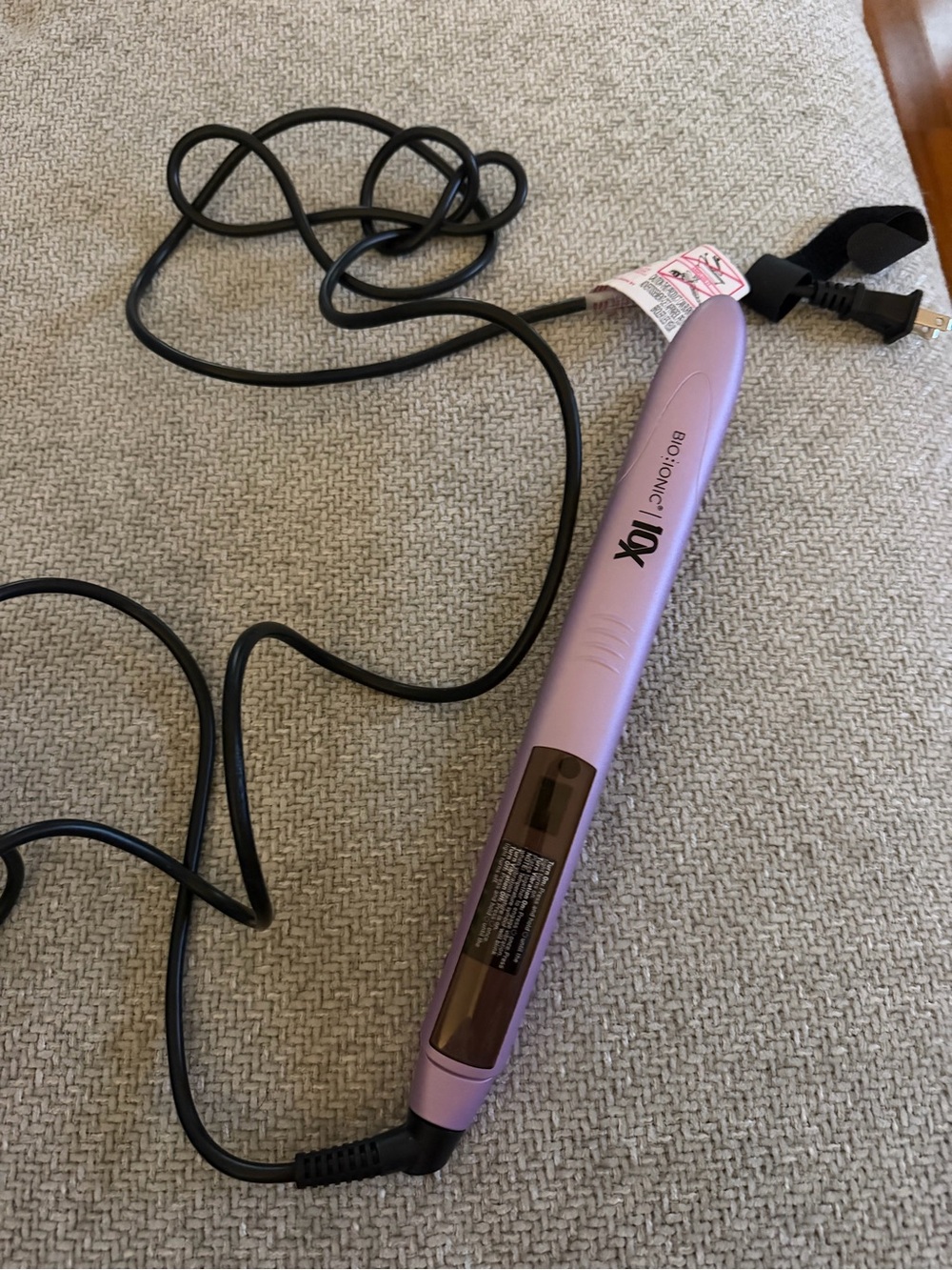 Bio Ionic 10X Pro Styling Iron 1” Professional Flat Iron